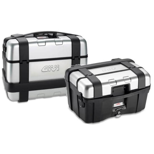 Givi TRK46PACK2 Trekker Monokey 46 Litre Motorcycle Panniers (Pair) - Aluminium