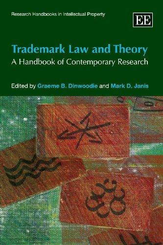 Trademark Law and Theory – A Handbook of Contemporary Research Dinwoodie Janis