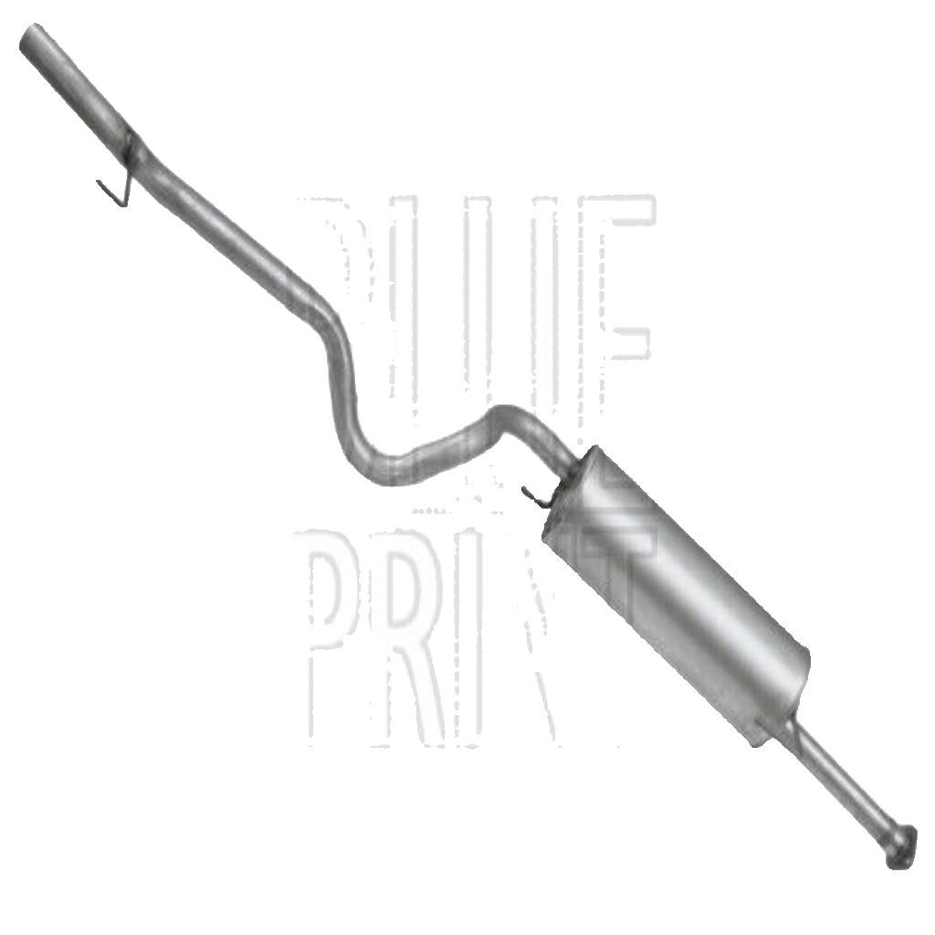 Blueprint ADD66004C Rear Muffler Rear Replacement Fits Daihatsu Fourtrak