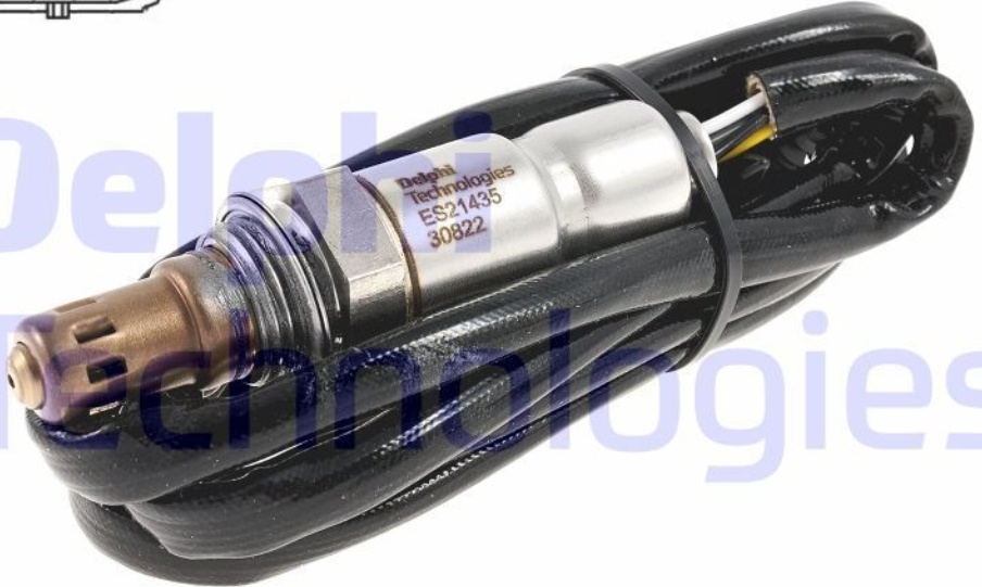 after catalytic converter DELPHI ES21435-12B1 Oxygen Sensor for FIAT