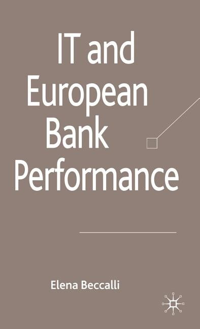Palgrave Macmillan It And European Bank Performance - Image 2