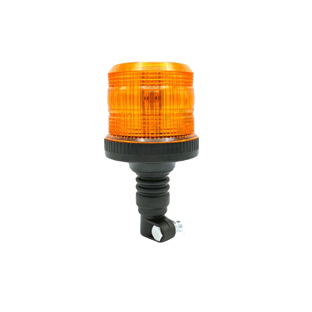 10-80V FLEXI-DIN MOUNT AMBER LED FLASHING STROBE BEACON R65 APPROVED UK