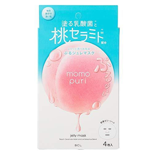 BCL Momo Puri Jelly Mask 4 Sheets