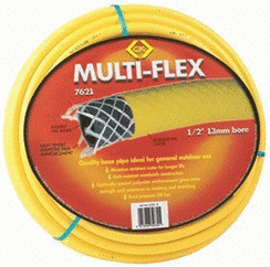 Garden Hose Pipe 50m Kink Resistant PVC C.K Tools