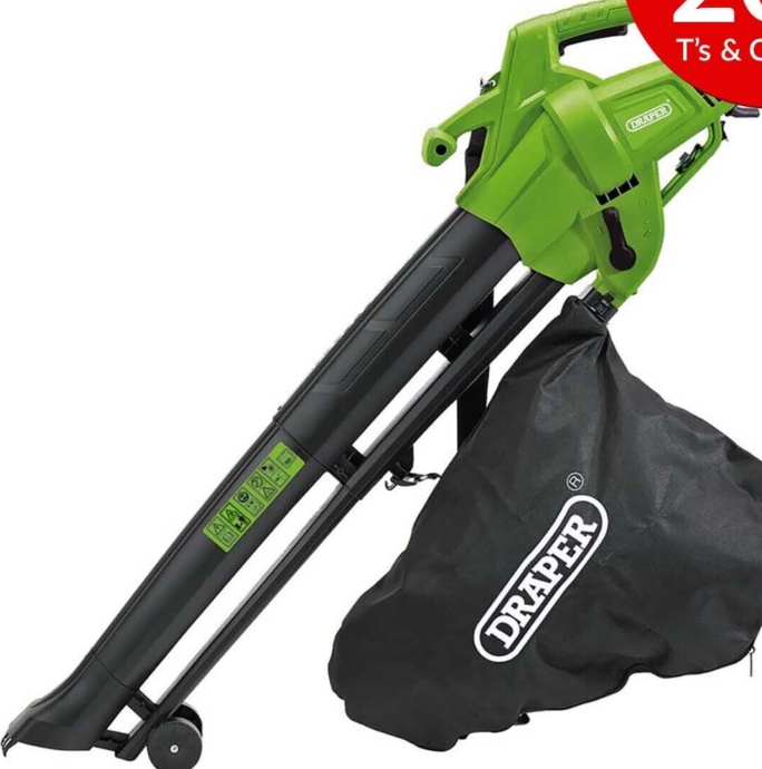 Draper 94794 230V Garden Vacuum Blower and Mulcher 3000W
