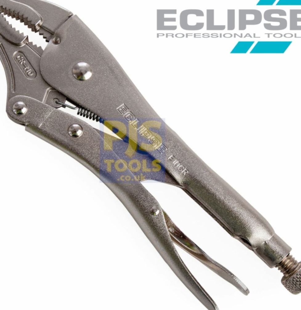 Eclipse E10CR 10in 250mm curved jaw locking pliers