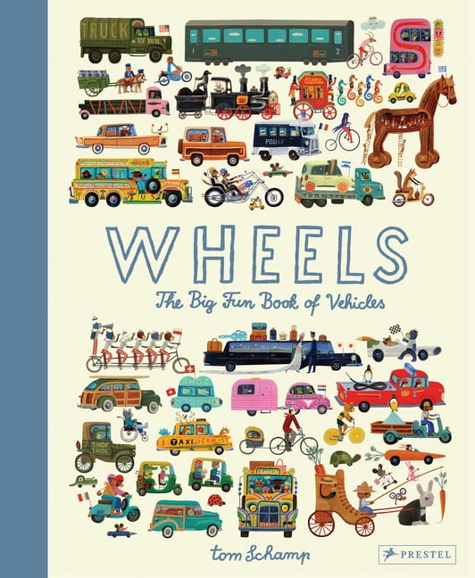 Wheels: The Big Fun Book of Vehicles by Tom Schamp 9783791375533 NEW - Image 8