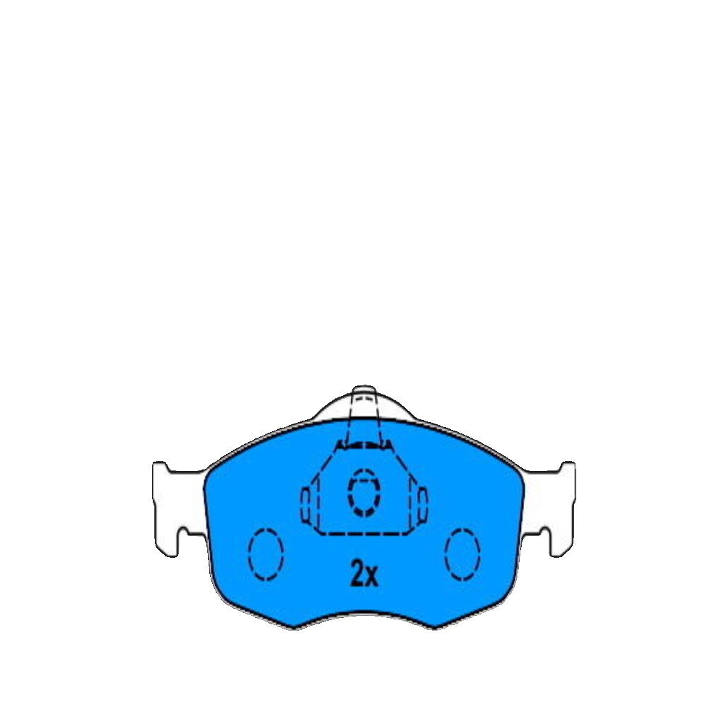 ATE 13.0460-7057.2 Brake Pad Set, disc brake for FORD