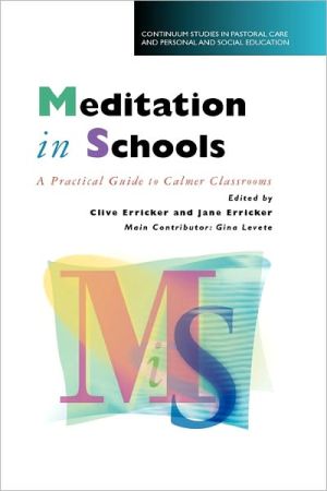 Erricker - Meditation in Schools - New paperback or softback - 32 - X555z