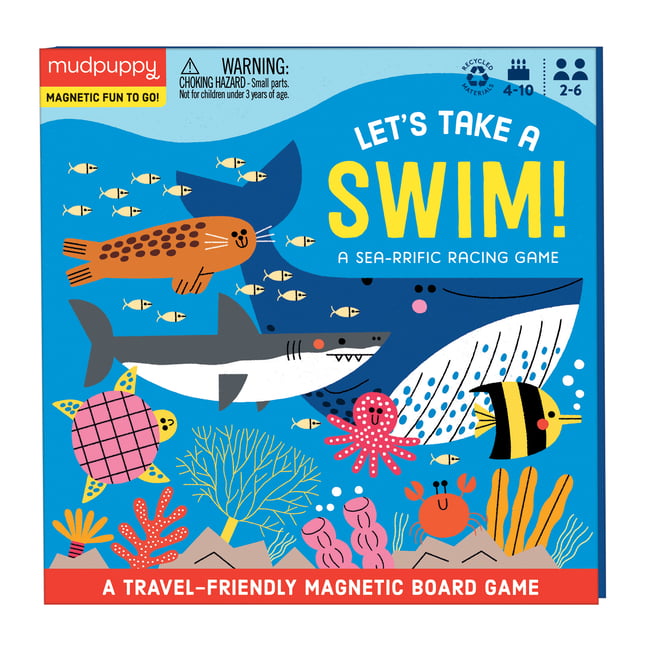 Let's Take a Swim Magnetic Board Game by Mudpuppy (Game)