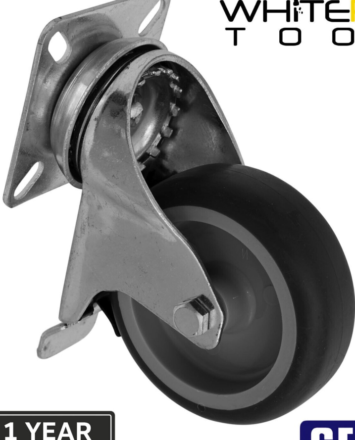 Sealey SCW275SPLEM 75mm Castor Wheel with Swivel Plate & Total Lock