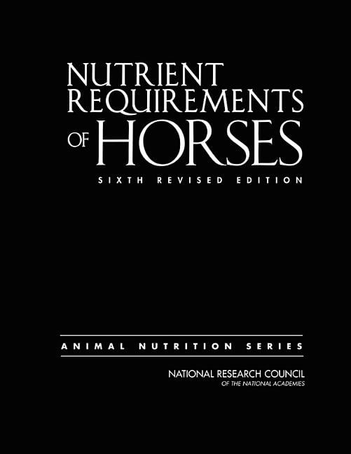 Nutrient Requirements of Horses by  National Research Council... - 9780309102124