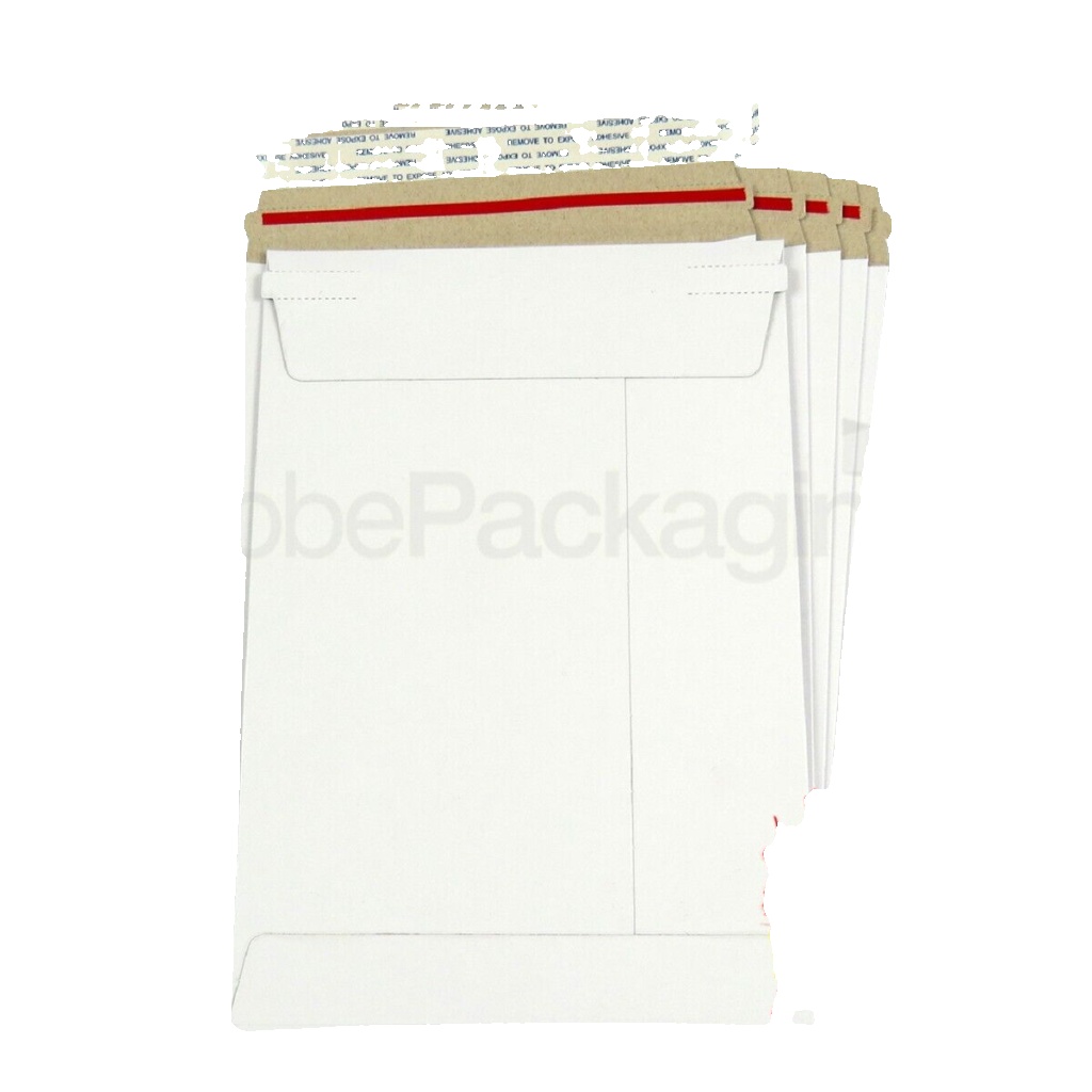 100 x Strong C5 / A5 Size ALL BOARD White Postal Envelopes 229x162mm *OFFER*