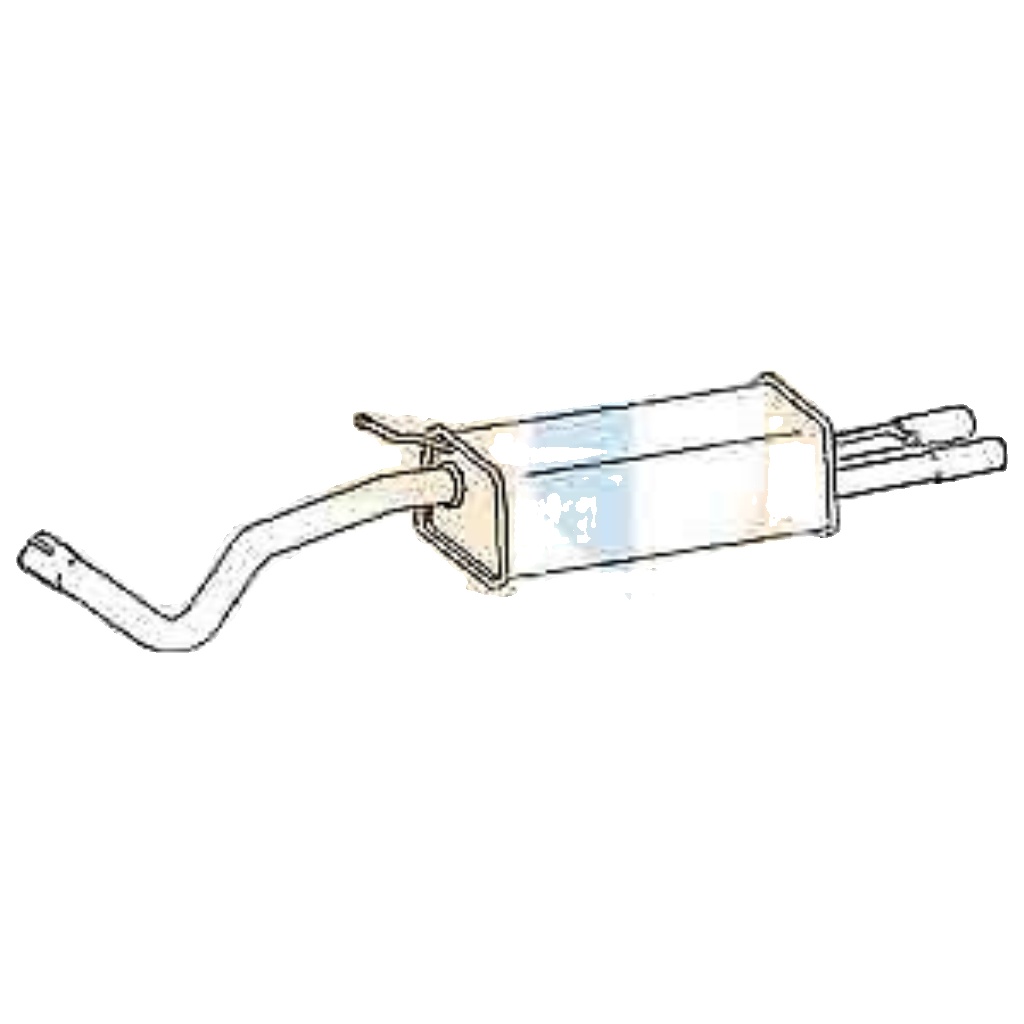 Klarius SK47X Exhaust Rear Box Fabia 1.9 Diesel Hatch 03-07