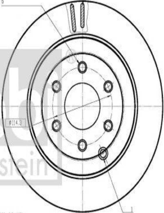 2x BRAKE DISC 178650 FOR MERCEDES-BENZ OM699.301/305/303/300/304/302 2.3L 4cyl