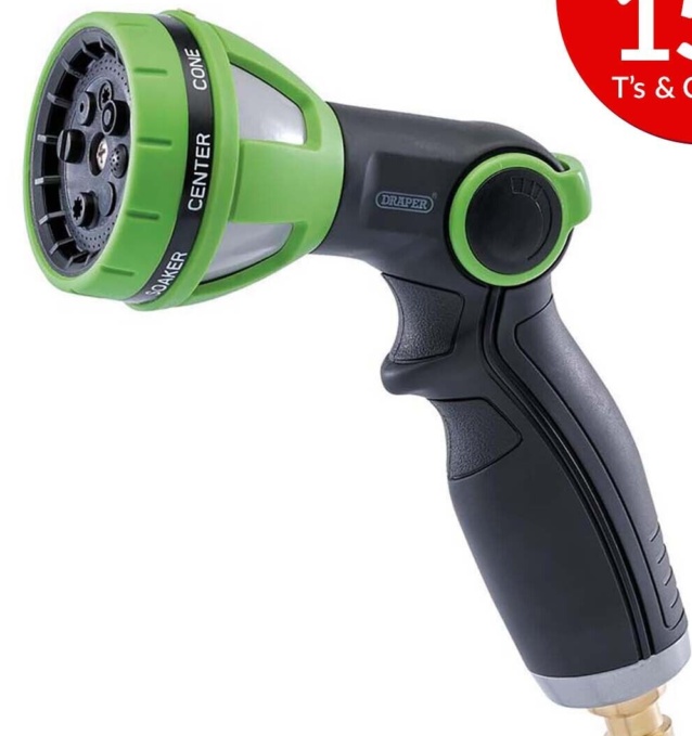 Draper 19722 8-Pattern Garden Spray Gun - Adjustable Flow Rate - Image 5