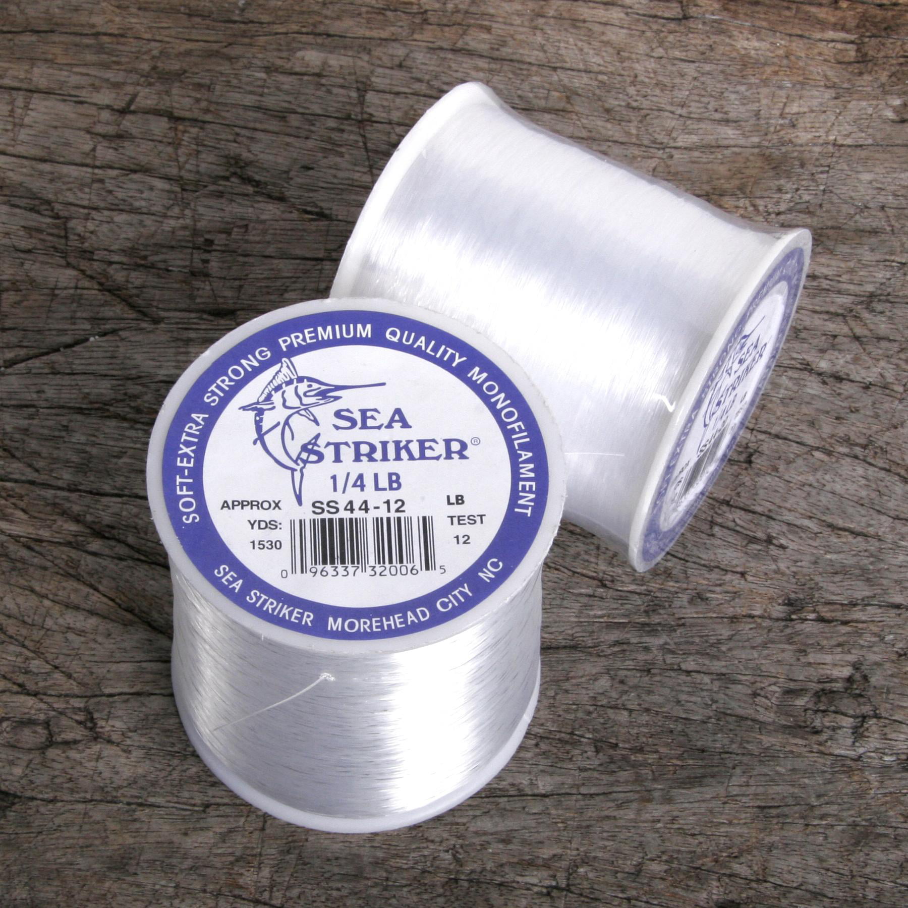 Sea Striker SS44-12 Shur Strike Monofilament Line 12lb test Spool 1530 Yds