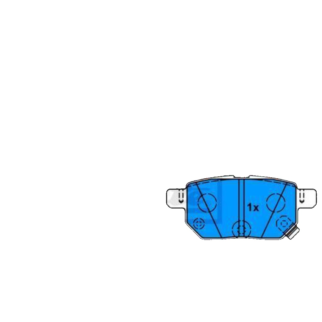 ATE 13.0460-5690.2 Brake Pad Set, disc brake for LEXUS,SUBARU,TOYOTA
