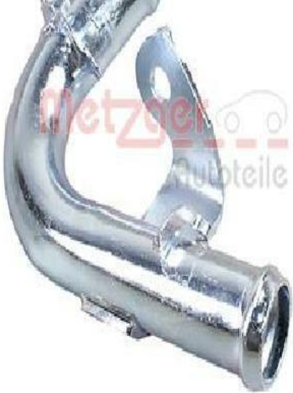 Original Metzger Coolant Pipe 4010238 for Alfa Romeo Fiat