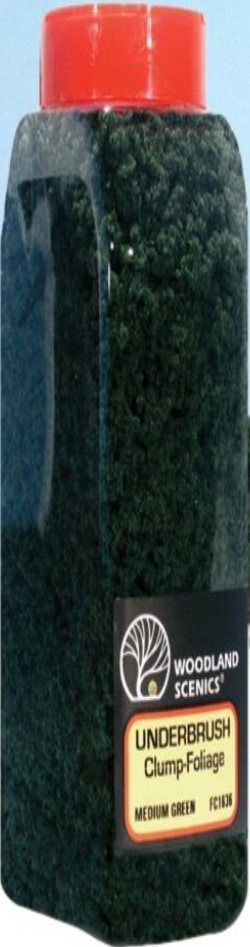FC1636 Woodland Scenics Medium Green Underbrush Shaker TMC