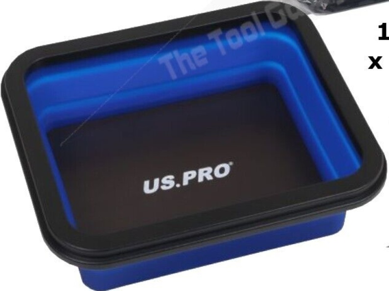US PRO Tools Collapsible Magnetic Parts Tray - 158 x 132 x 45mm 6894