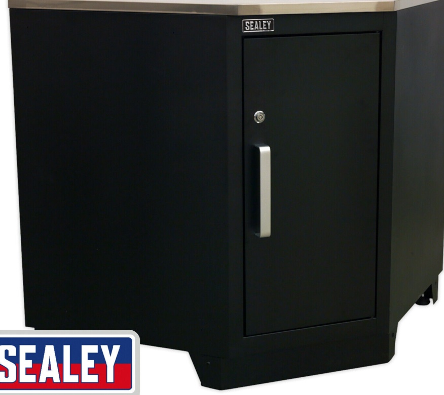 Sealey APMS15 Premier™ Heavy-Duty Modular Corner Floor Cabinet 930mm