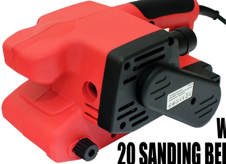 VOCHE® 730W 76mm BELT SANDER ELECTRIC POWER TOOL DUST BAG & 20 SANDING BELTS