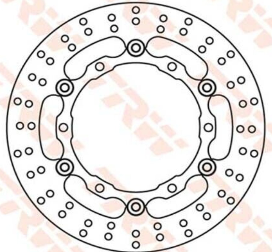 Free Shipping TRW MSW 268 Brake Disc For Motorcycle Parts Accessories