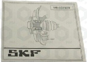 SKF VKBA 6702 Wheel Bearing Kit for VW