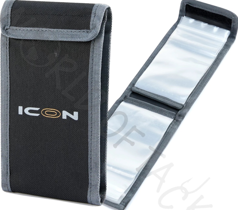 Leeda ICON Rig Wallet Small for Sea Fishing Rigs Feathers Trace Case Pouch