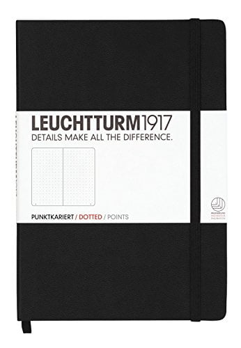 Black Medium Dotted Notebook