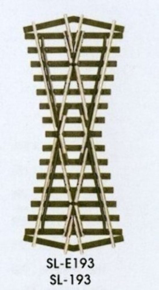PECO SL-193 Short Crossing INSULFROG Code 75 OO Gauge Railway Track