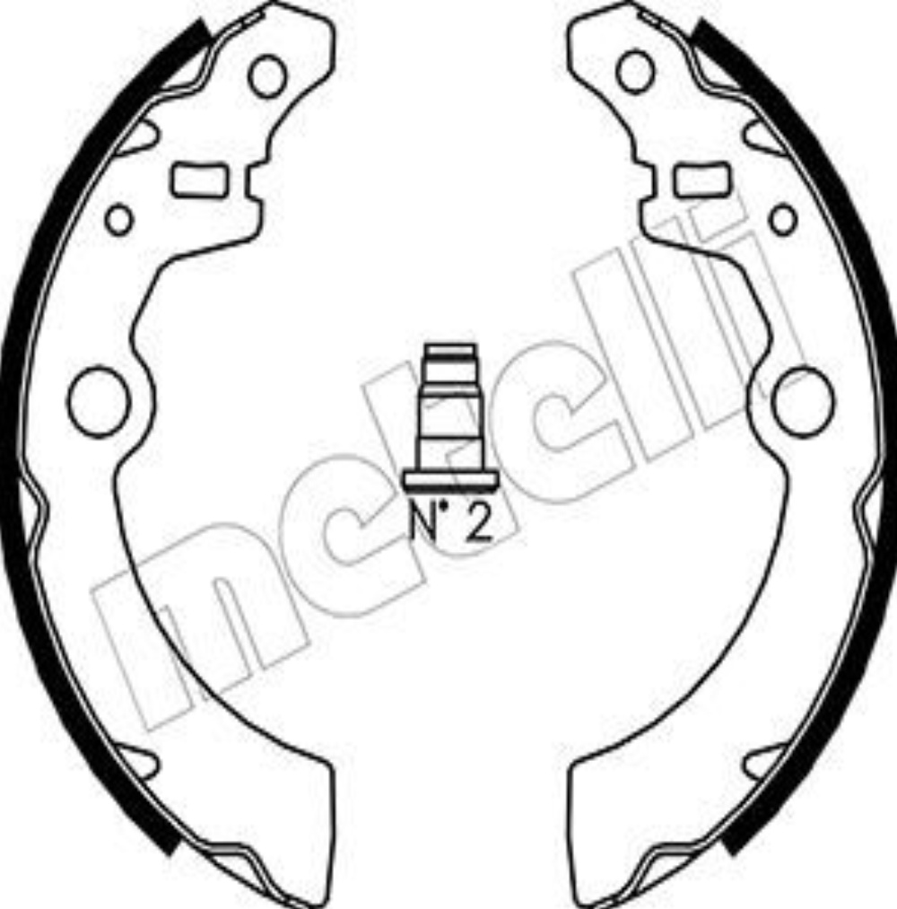 Brake shoes 53-0404 METELLI for SUZUKI WAGON R+ IGNIS I IGNIS II