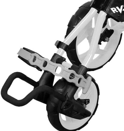 CLICGEAR ROVIC RV3J JUNIOR GOLF TROLLEY / GOLF PUSH CART / WHITE +FREE GIFTS