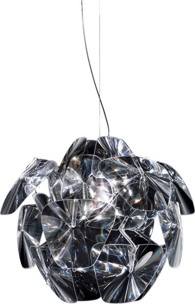 Luceplan Hope Pendelleuchte 61cm Polycarbonat Metall Klar Neu