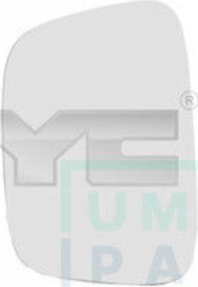 Left TYC 337-0148-1 Mirror Glass, outside mirror for ,VW