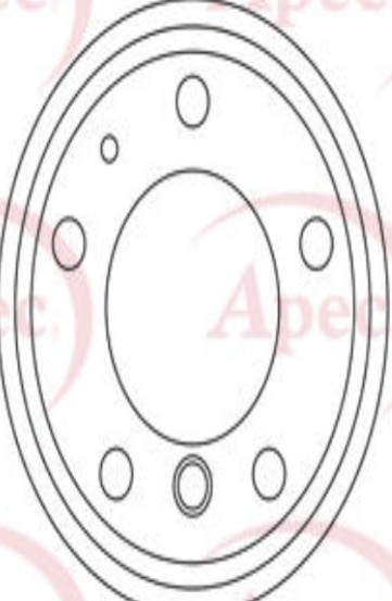 Braking Brake Disc APEC DSK2199 Front Vented Fits BMW 5 Series Outer Ø 324mm