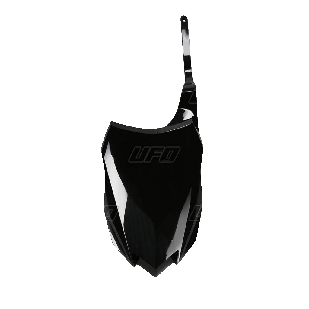 Free Shipping Front Number Plate UFO Kawasaki Black KA04724-001 For Motorcycle