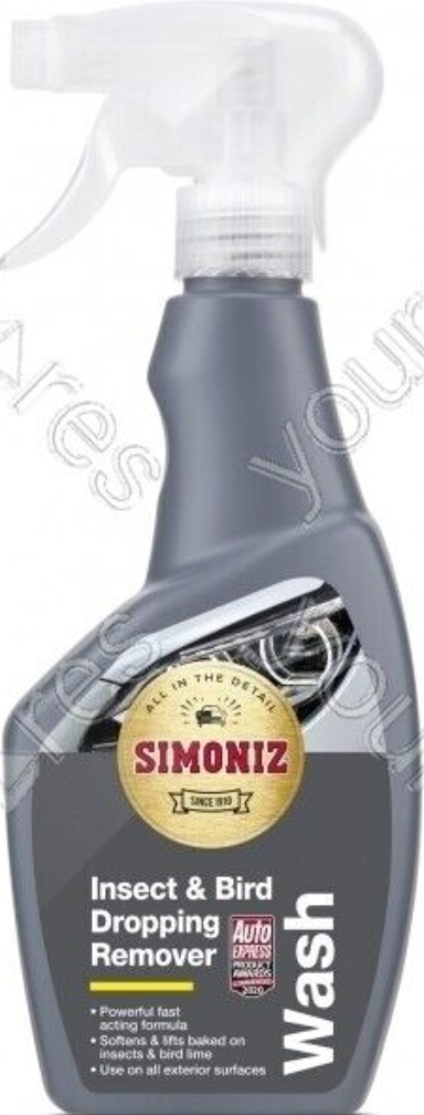 Simoniz Insect & Bird Poo Dropping Remover Car Paint Cleaner Bug Spray 500ml