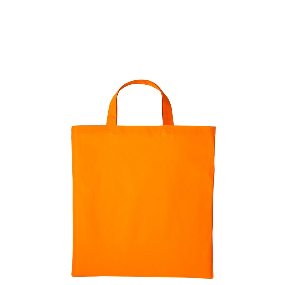 Nutshell Orange (One Size, ) Cotton Short Handle Shopper