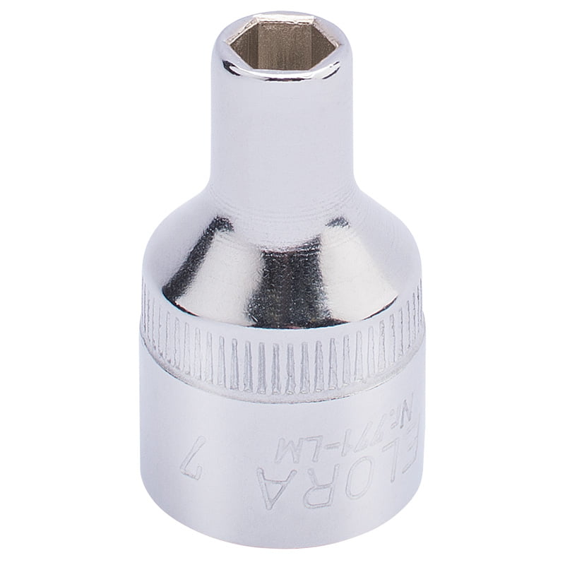 Draper 15296 Elora Hexagon Socket 1/2"" Sq Dr 7mm