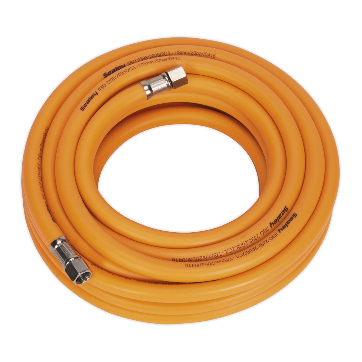 Sealey Hybrid Hi Vis Air Line Hose 8mm 10m