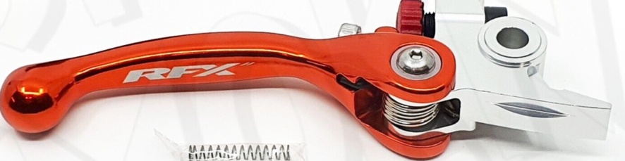 Free Shipping RFX Race Series Orange Forged Flexible Lever Set