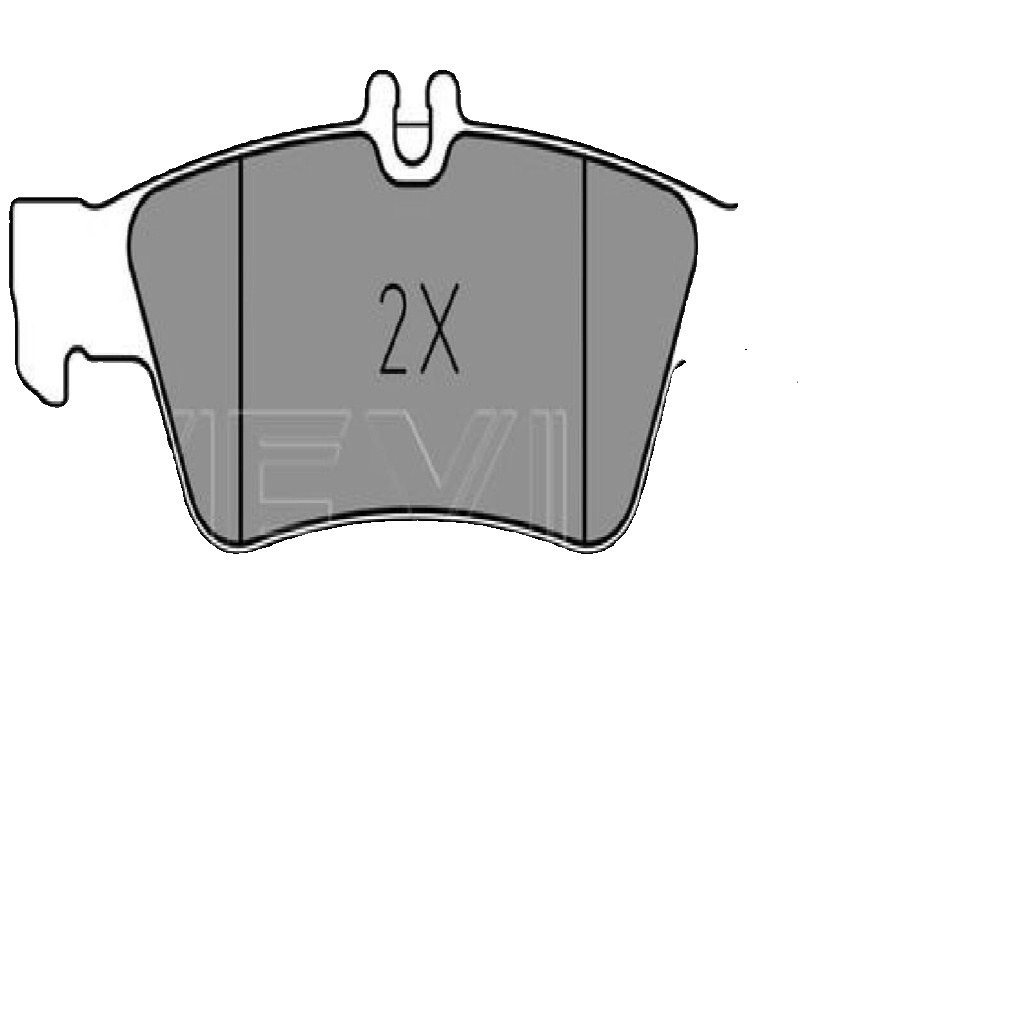 Rear MEYLE GERMANY 025 233 3516/PD Brake Pad Set, disc brake for MERCEDES-BENZ