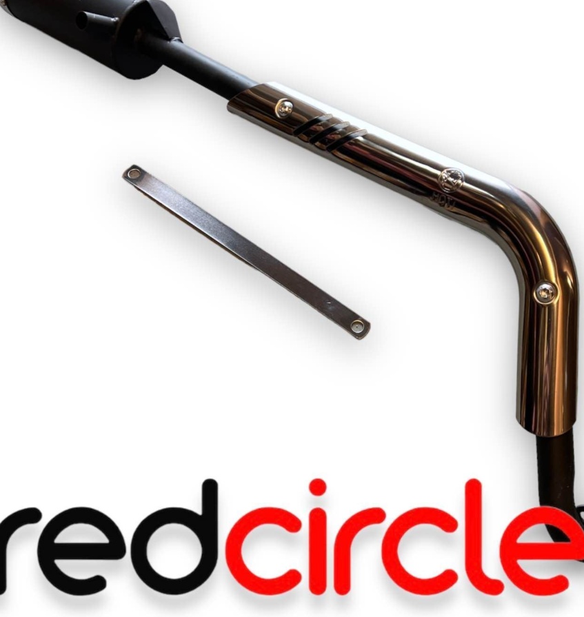 BLACK CRF50 PIT BIKE COMPLETE EXHAUST fits 50cc 110cc 125cc
