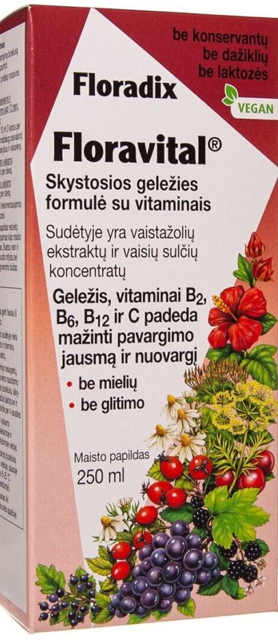 FLORADIX FLORAVITAL 250ml Liquid Iron and Vitamin Blood Formation Supplement