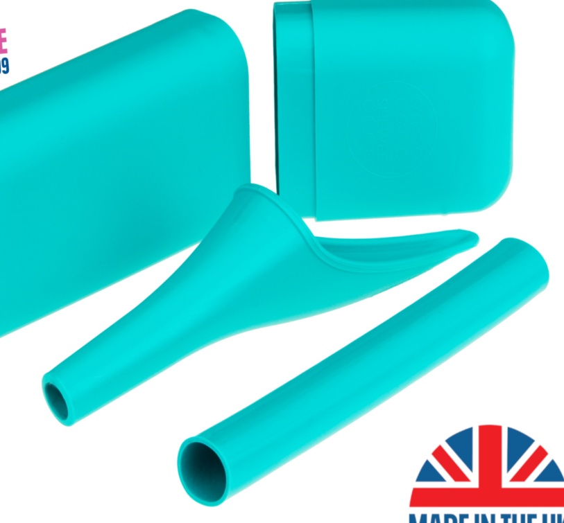 SHEWEE Extreme UK She Can Wee Pee Funnel Use for Travel Camping Festivals - Aqua