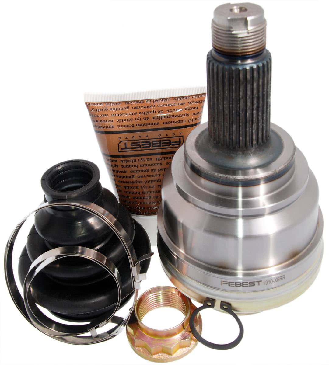 1910-X5RR FEBEST Joint Kit, drive shaft for BMW