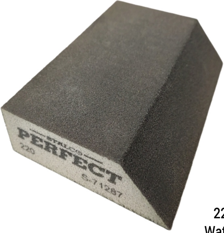 220 GRIT Angled Abrasive Grinding Sponge Sanding Blocks Pad Sandpaper Polishing