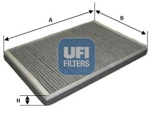 UFI Filters, Cabin Air Filter 54.281.00, Suitable for Cars, Applicable to Various Models of Mercedes Benz - Image 5